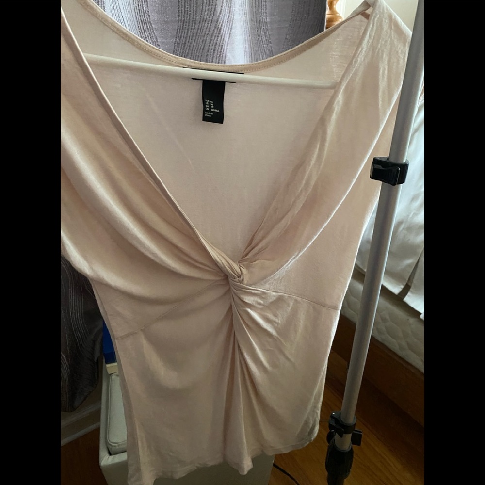 Center knit tee